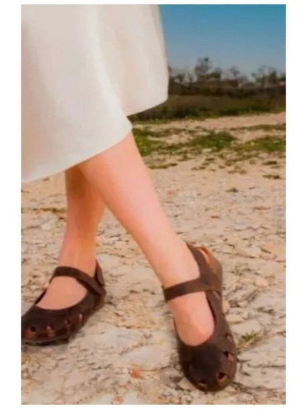 Bionatura Distressed Leather Mary Jane’s Shoes Size 8 Brown
